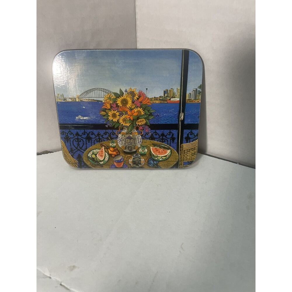 Jason Coasters New Zealand Artist Set of 6 Sydney Balconies CorkBack Vintage - Picture 5 of 8